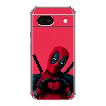 Силиконовый чехол на Google Pixel 8a с принтом Дедпул Deadpool Силиконовый чехол на Google Pixel 8a с принтом Дедпул Deadpool