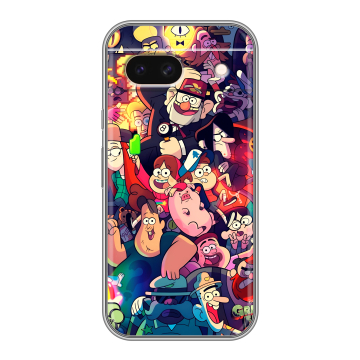 Силиконовый чехол на Google Pixel 8a с принтом Gravity Falls Гравити Фолз Силиконовый чехол на Google Pixel 8a с принтом Gravity Falls Гравити Фолз