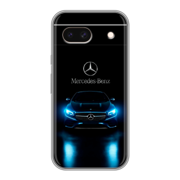 Силиконовый чехол на Google Pixel 8a с принтом Mercedes Мерседес Силиконовый чехол на Google Pixel 8a с принтом Mercedes Мерседес
