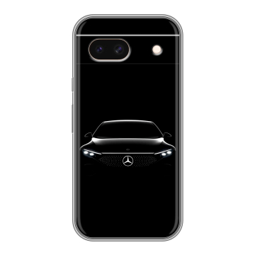 Силиконовый чехол на Google Pixel 8a с принтом Mercedes Мерседес Силиконовый чехол на Google Pixel 8a с принтом Mercedes Мерседес