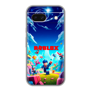 Силиконовый чехол на Google Pixel 8a с принтом Roblox Роблокс Силиконовый чехол на Google Pixel 8a с принтом Roblox Роблокс
