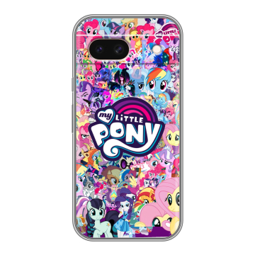 Силиконовый чехол на Google Pixel 8a с принтом My little pony Дружба чудо Силиконовый чехол на Google Pixel 8a с принтом My little pony Дружба чудо