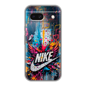 Силиконовый чехол на Google Pixel 8a с принтом Nike Найк Силиконовый чехол на Google Pixel 8a с принтом Nike Найк