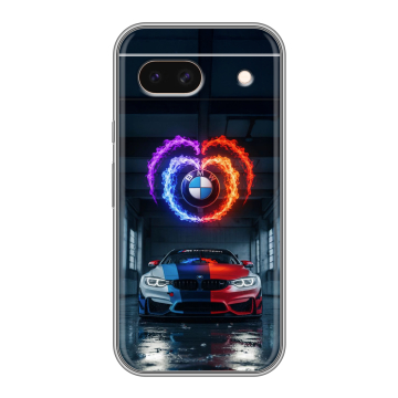 Силиконовый чехол на Google Pixel 8a с принтом BMW БМВ Силиконовый чехол на Google Pixel 8a с принтом BMW БМВ