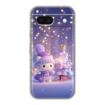 Силиконовый чехол на Google Pixel 8a с принтом Новый год Силиконовый чехол на Google Pixel 8a с принтом Новый год