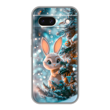 Силиконовый чехол на Google Pixel 8a с принтом Новый год Силиконовый чехол на Google Pixel 8a с принтом Новый год
