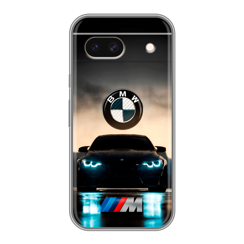 Силиконовый чехол на Google Pixel 8a с принтом БМВ BMW Силиконовый чехол на Google Pixel 8a с принтом БМВ BMW