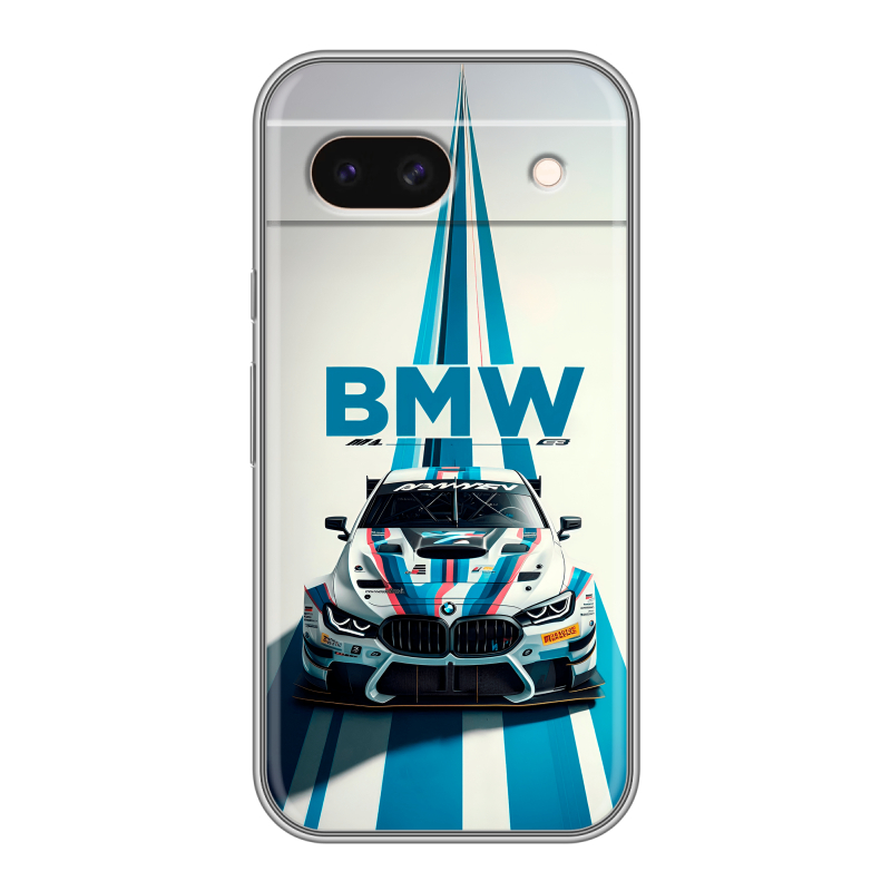 Силиконовый чехол на Google Pixel 8a с принтом БМВ BMW Силиконовый чехол на Google Pixel 8a с принтом БМВ BMW