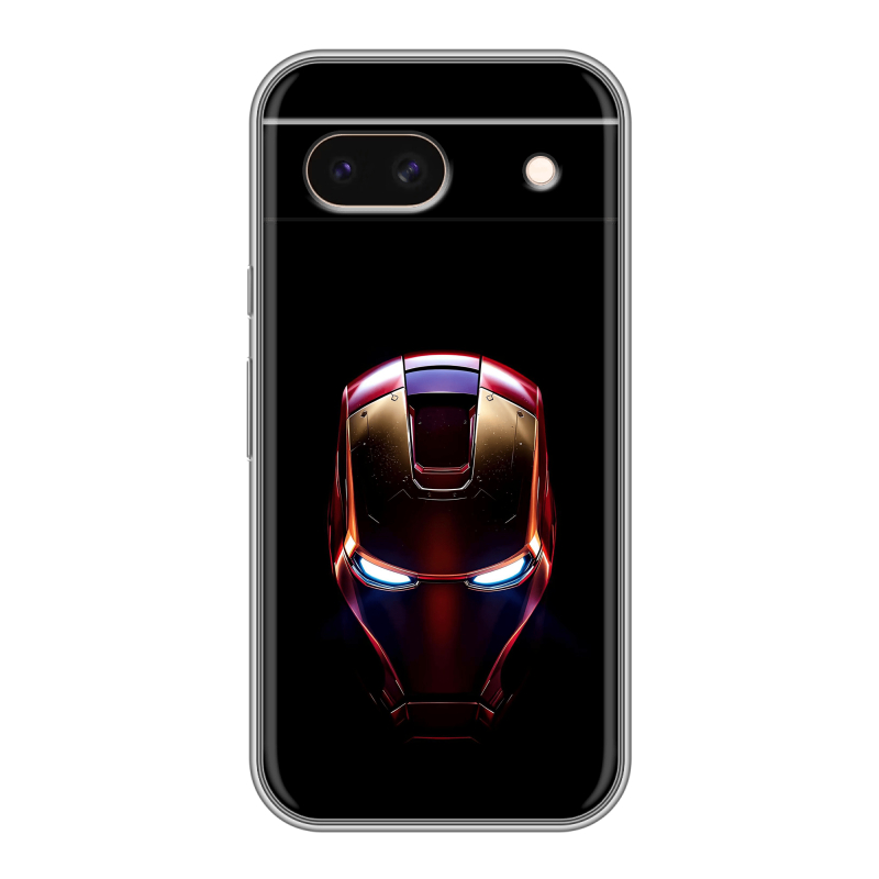 Силиконовый чехол на Google Pixel 8a с принтом IronMan Железный человек Силиконовый чехол на Google Pixel 8a с принтом IronMan Железный человек