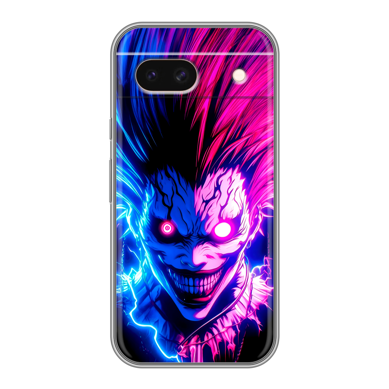 Силиконовый чехол на Google Pixel 8a с принтом Death note Тетрадь смерти Силиконовый чехол на Google Pixel 8a с принтом Death note Тетрадь смерти