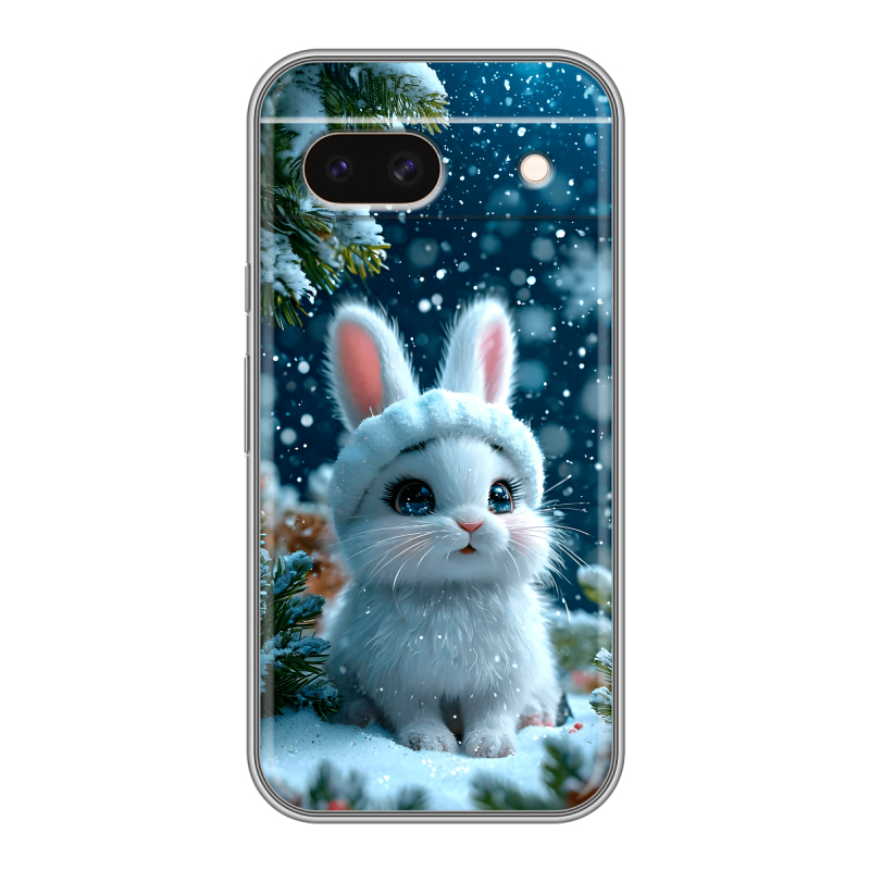 Силиконовый чехол на Google Pixel 8a с принтом Новый год Силиконовый чехол на Google Pixel 8a с принтом Новый год