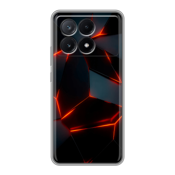 Силиконовый чехол на Xiaomi Poco X6 Pro 5G с принтом Яркие абстракции Силиконовый чехол на Xiaomi Poco X6 Pro 5G с принтом Яркие абстракции