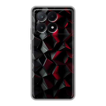 Силиконовый чехол на Xiaomi Poco X6 Pro 5G с принтом Абстракция