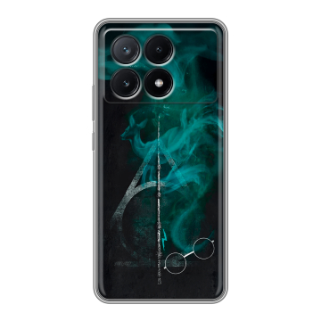 Силиконовый чехол на Xiaomi Poco X6 Pro 5G с принтом Гарри Поттер Harry Potter