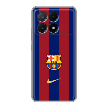 Силиконовый чехол на Xiaomi Poco X6 Pro 5G с принтом Барселона Barcelona Силиконовый чехол на Xiaomi Poco X6 Pro 5G с принтом Барселона Barcelona