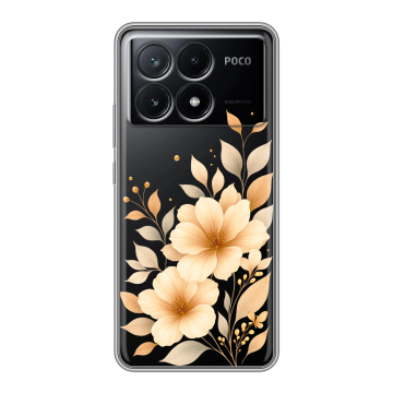 Силиконовый чехол на Xiaomi Poco X6 Pro 5G с принтом для девушки Силиконовый чехол на Xiaomi Poco X6 Pro 5G с принтом для девушки