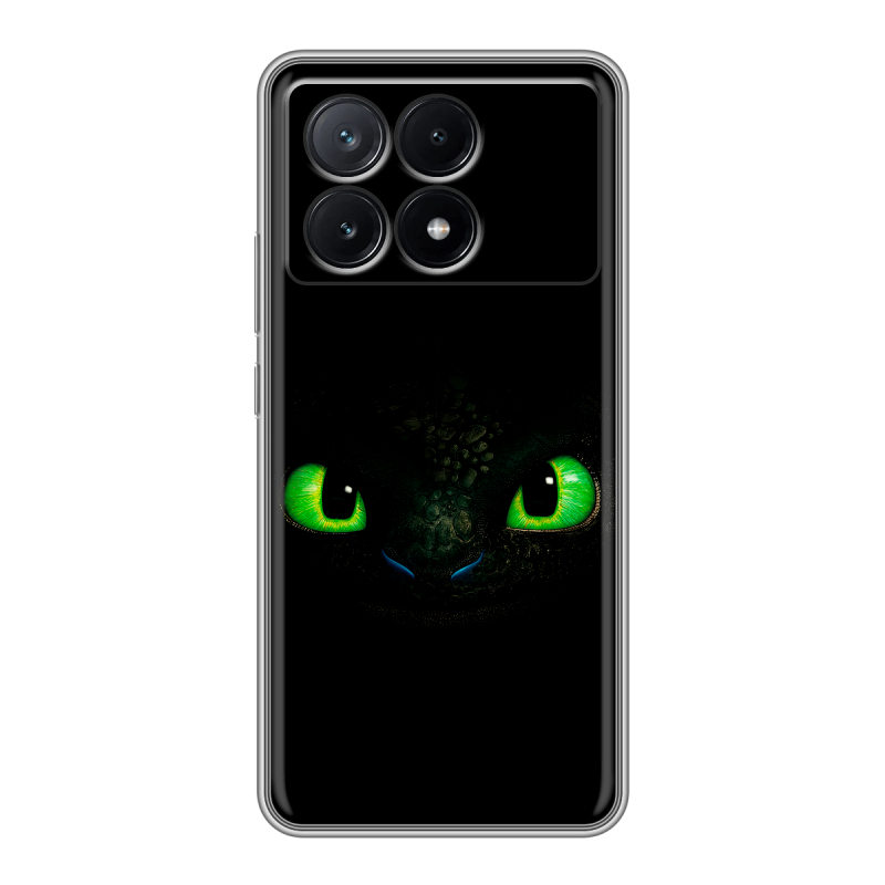 Силиконовый чехол на Xiaomi Poco X6 Pro 5G с принтом Как приручить дракона Силиконовый чехол на Xiaomi Poco X6 Pro 5G с принтом Как приручить дракона