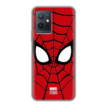 Силиконовый чехол на Vivo Y55 5G с принтом человек паук spiderman Силиконовый чехол на Vivo Y55 5G с принтом человек паук spiderman