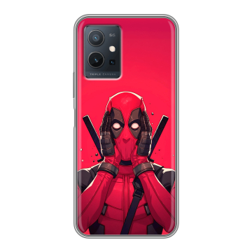 Силиконовый чехол на Vivo Y55 5G с принтом Дедпул Deadpool
