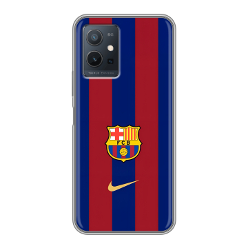 Силиконовый чехол на Vivo Y55 5G с принтом Барселона Barcelona