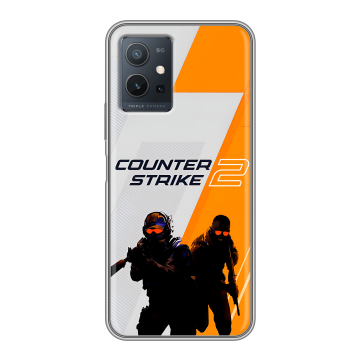 Силиконовый чехол на Vivo Y55 5G с принтом Counter Strike Силиконовый чехол на Vivo Y55 5G с принтом Counter Strike