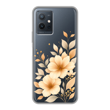 Силиконовый чехол на Vivo Y55 5G с принтом для девушки Силиконовый чехол на Vivo Y55 5G с принтом для девушки
