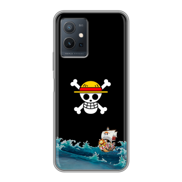 Силиконовый чехол на Vivo Y55 5G с принтом One Piece Ван Пис Силиконовый чехол на Vivo Y55 5G с принтом One Piece Ван Пис