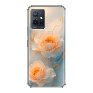 Силиконовый чехол на Vivo Y55s 5G с принтом Женский