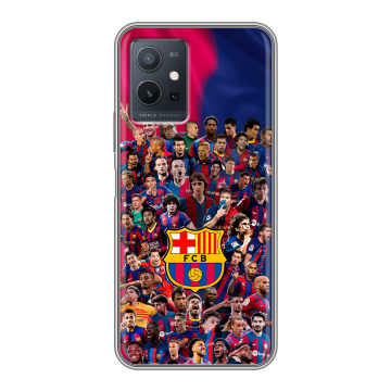 Силиконовый чехол на Vivo Y55s 5G с принтом Барселона Barcelona Силиконовый чехол на Vivo Y55s 5G с принтом Барселона Barcelona