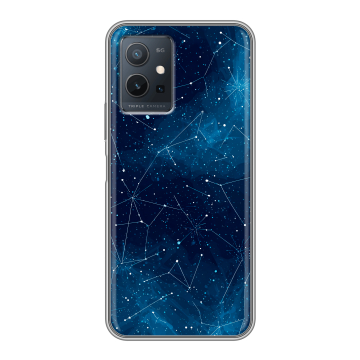 Силиконовый чехол на Vivo Y55s 5G с принтом Космос звезды Силиконовый чехол на Vivo Y55s 5G с принтом Космос звезды