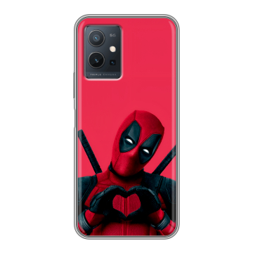 Силиконовый чехол на Vivo Y55s 5G с принтом Дедпул Deadpool