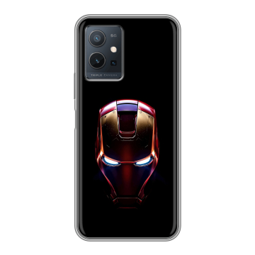 Силиконовый чехол на Vivo Y55s 5G с принтом IronMan Железный человек