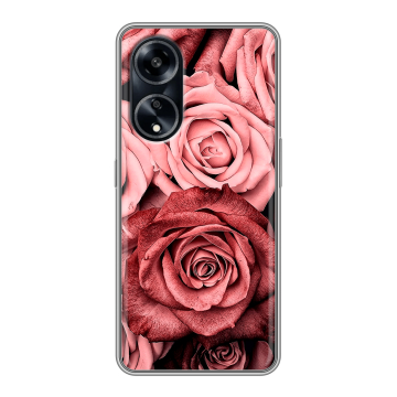 Силиконовый чехол на OPPO A1 Pro с принтом Цветы розы Силиконовый чехол на OPPO A1 Pro с принтом Цветы розы