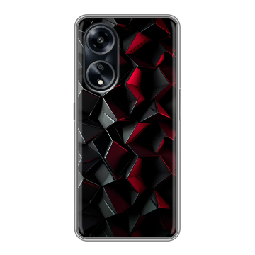 Силиконовый чехол на OPPO A1 Pro с принтом Абстракция