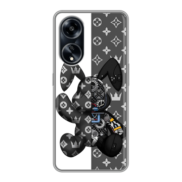 Силиконовый чехол на OPPO A1 Pro с принтом Луи робот