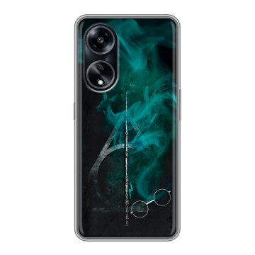 Силиконовый чехол на OPPO A1 Pro с принтом Гарри Поттер Harry Potter