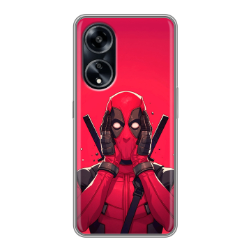 Силиконовый чехол на OPPO A1 Pro с принтом Дедпул Deadpool Силиконовый чехол на OPPO A1 Pro с принтом Дедпул Deadpool