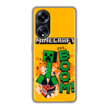 Силиконовый чехол на OPPO A1 Pro с принтом Майнкрафт Minecraft Силиконовый чехол на OPPO A1 Pro с принтом Майнкрафт Minecraft
