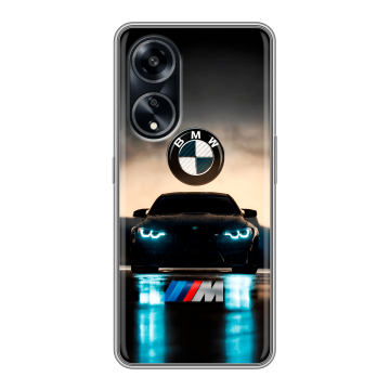 Силиконовый чехол на OPPO A1 Pro с принтом БМВ BMW