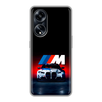 Силиконовый чехол на OPPO A1 Pro с принтом БМВ BMW