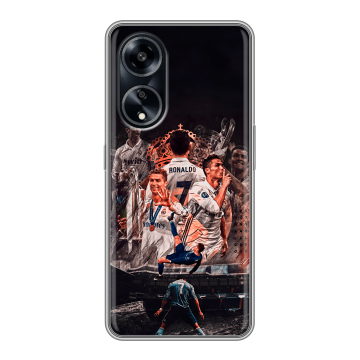 Силиконовый чехол на OPPO A1 Pro с принтом Реал Роналдо Real Ronaldo Силиконовый чехол на OPPO A1 Pro с принтом Реал Роналдо Real Ronaldo