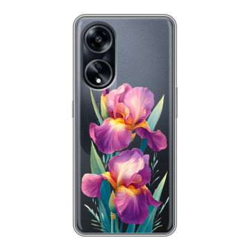 Силиконовый чехол на OPPO A1 Pro с принтом Цветы орхидеи Силиконовый чехол на OPPO A1 Pro с принтом Цветы орхидеи