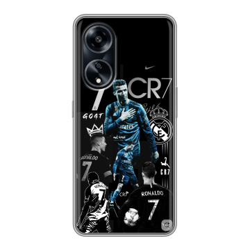 Силиконовый чехол на OPPO A1 Pro с принтом Реал Роналдо Силиконовый чехол на OPPO A1 Pro с принтом Реал Роналдо