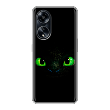 Силиконовый чехол на OPPO A1 Pro с принтом Как приручить дракона