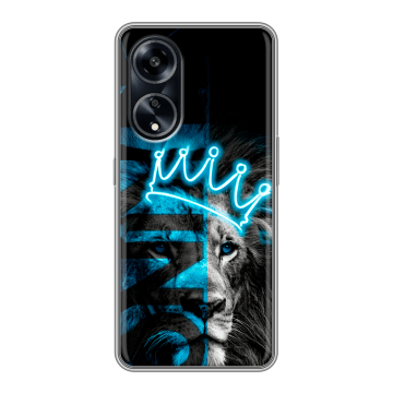 Силиконовый чехол на OPPO A1 Pro с принтом Король лев