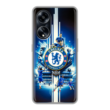 Силиконовый чехол на OPPO A1 Pro с принтом Chelsea Челси