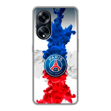 Силиконовый чехол на OPPO A1 Pro с принтом PSG ПСЖ