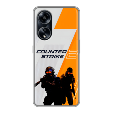 Силиконовый чехол на OPPO A1 Pro с принтом Counter Strike Силиконовый чехол на OPPO A1 Pro с принтом Counter Strike