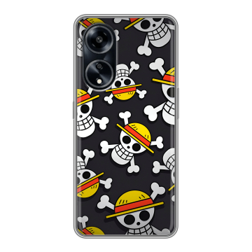 Силиконовый чехол на OPPO A1 Pro с принтом One Piece Ван Пис