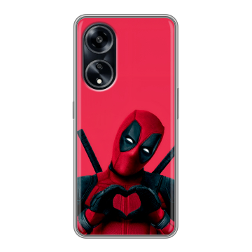 Силиконовый чехол на OPPO A1 Pro с принтом Дедпул Deadpool Силиконовый чехол на OPPO A1 Pro с принтом Дедпул Deadpool